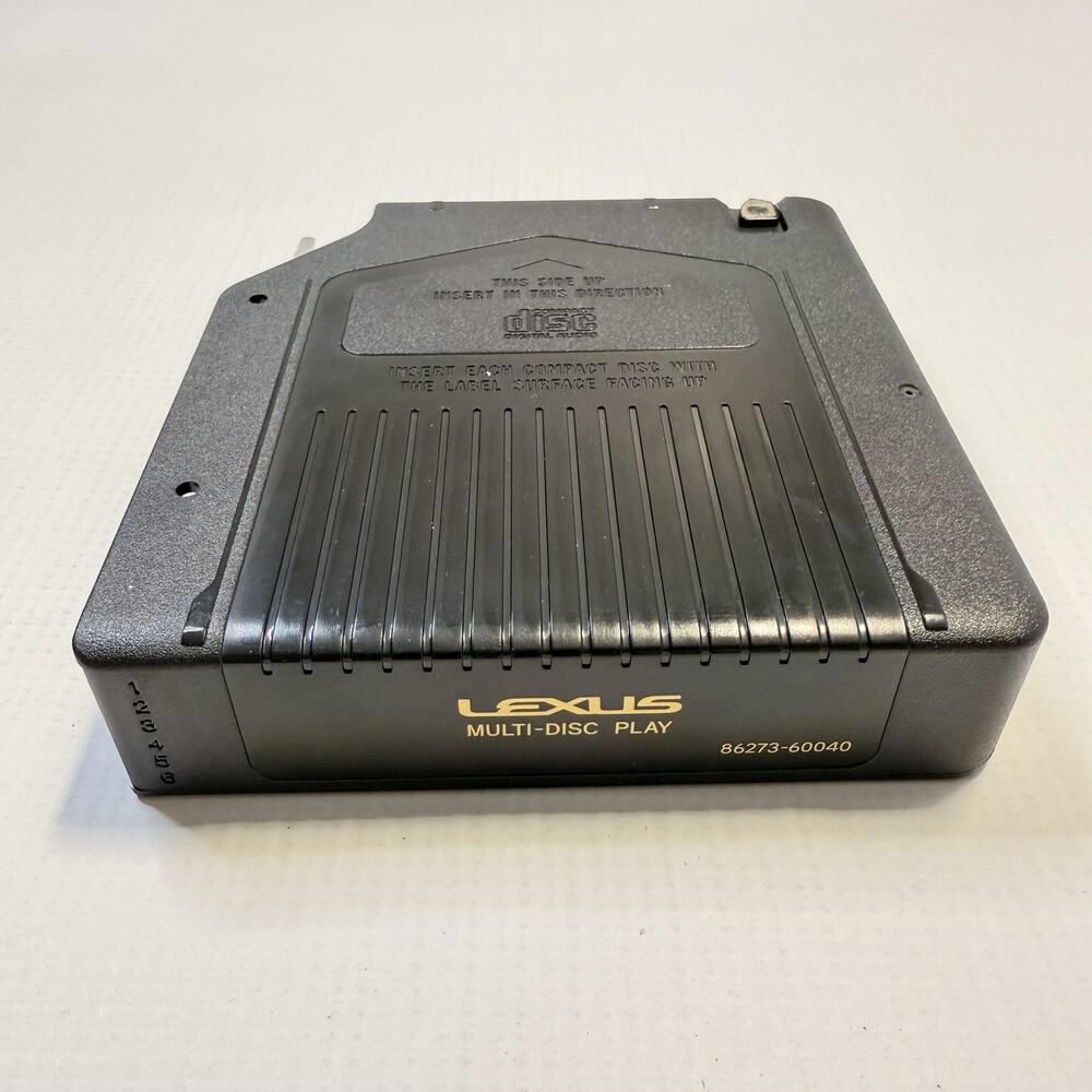 Lexus 86273-60040 6-Disc CD Changer Magazine Cartridge Black Japan OEM Audio